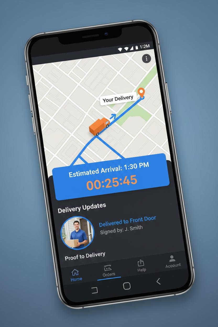 Logiq FM mobile tracking app with GPS and ePOD